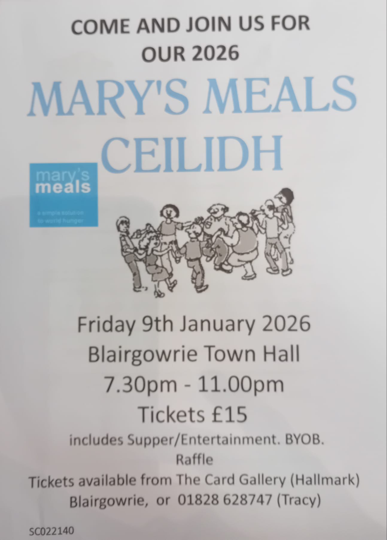 Mary's Meals Ceilidh