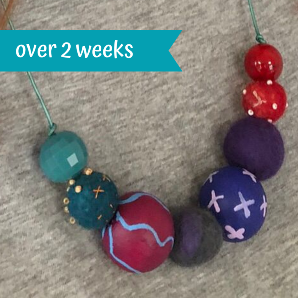 Handmade Beaded Necklace - Nest Creative Spaces CIC