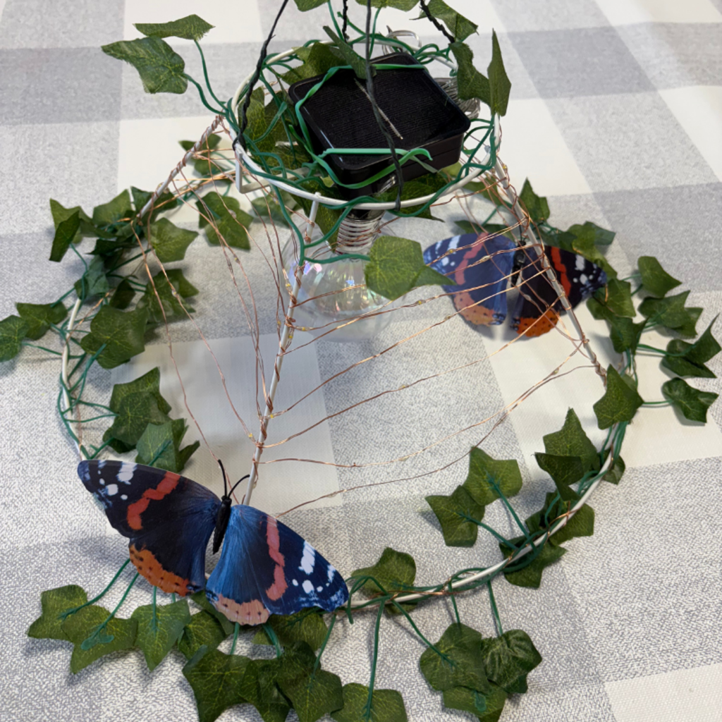 Lampshade Frame Upcycle - Nest creative Spaces